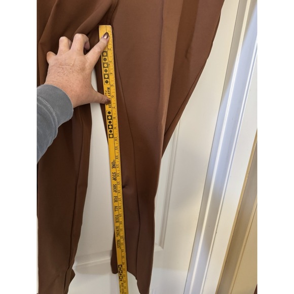 Chico's So Slimming Brigitte Pants Size 3 (US 16) Rust Brown Ankle Regular - Picture 8 of 11